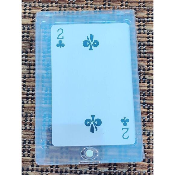 CARTIER DESIGNER AUTHENTIC PLAYING CARD NEW IN PROTECTIVE COVER 2 OF SPADES - Picture 4 of 5